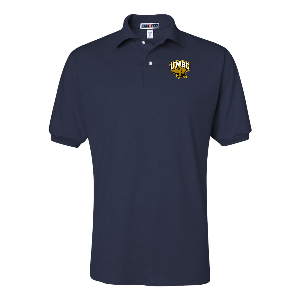 Men's UMBC Retrievers JERZEES  SpotShield polo